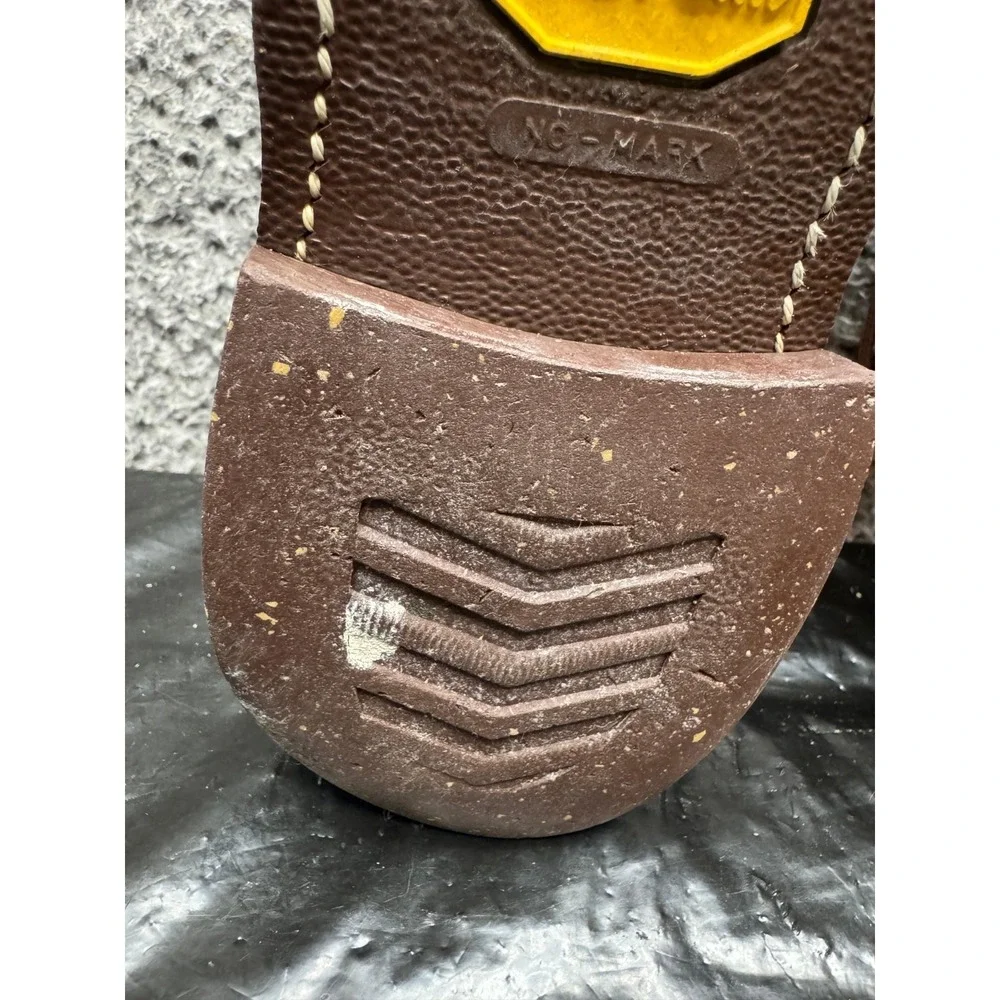 Chippewa Handcrafted Leather‎ Lace Up Workwear Ankle Boot Brown Mens Size 9D US
